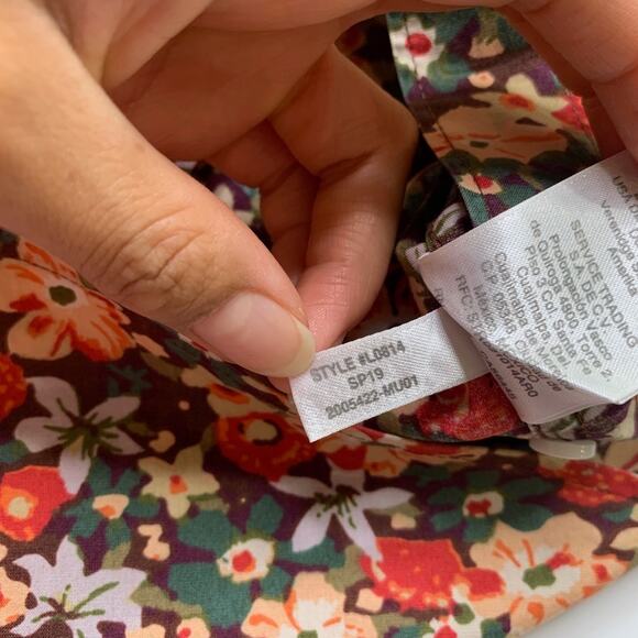 J Crew Shirt Mens M Medium Classic Floral Secret Wash Springfield Stretch Cotton - Picture 7 of 10